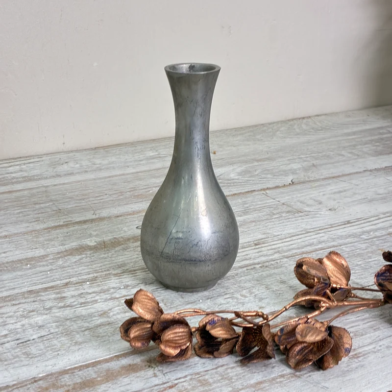 Silberne Vase L Blumenvase Balustervase Silber Deko Gebraucht