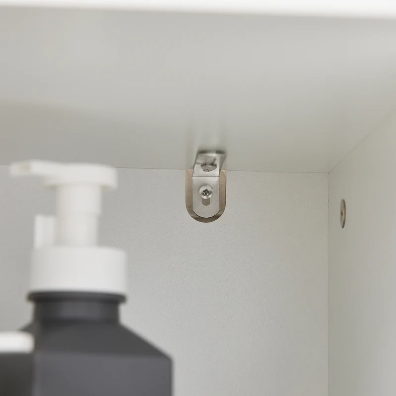 SoBuy kylpyhuone kaappi Pyykkikaappi pyykkikorin kanssa BZR104-W