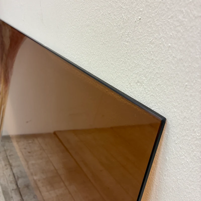 Glasplatten Set 4 Stück Rauchglas Braun Getönt Tischplatten Ersatzplatten Gebraucht