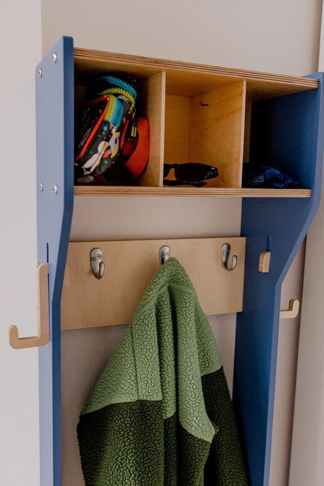 Kindergarderobe mit Sitzbank für den Flur