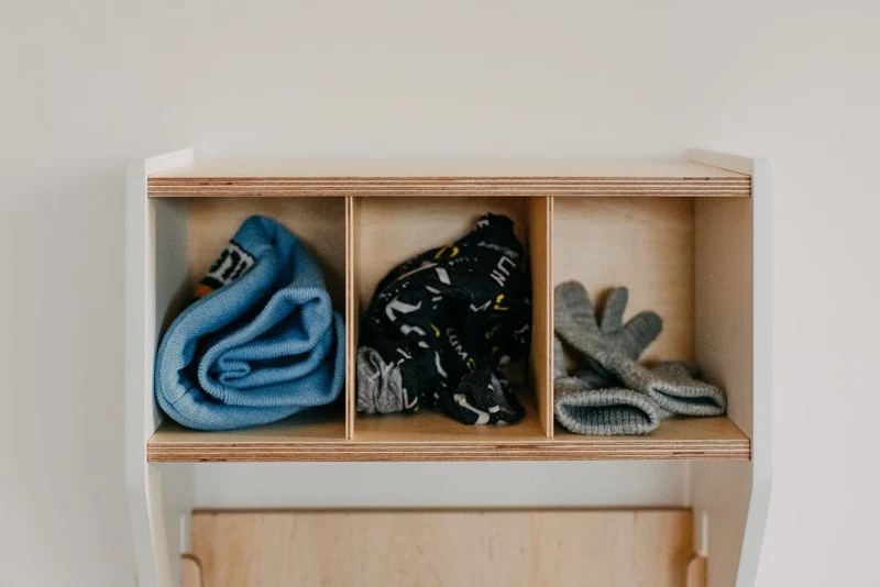 Kindergarderobe mit Sitzbank für den Flur