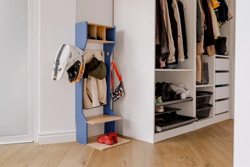 Kindergarderobe mit Sitzbank für den Flur