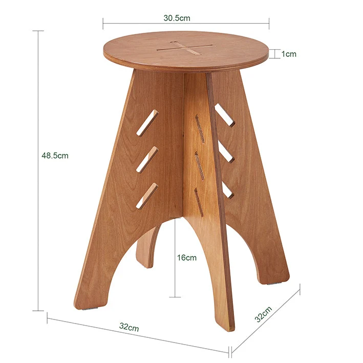 SoBuy | Beistelltisch mit Zapfenverbindungen | Kaffeetisch | Couchtisch | Braun | HFBT01-K-BR