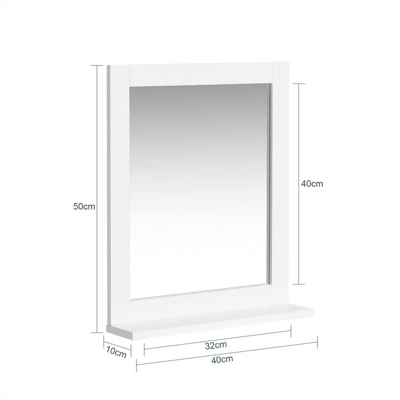 SoBuy Lustro na ścianę d łazienki FRG129-W