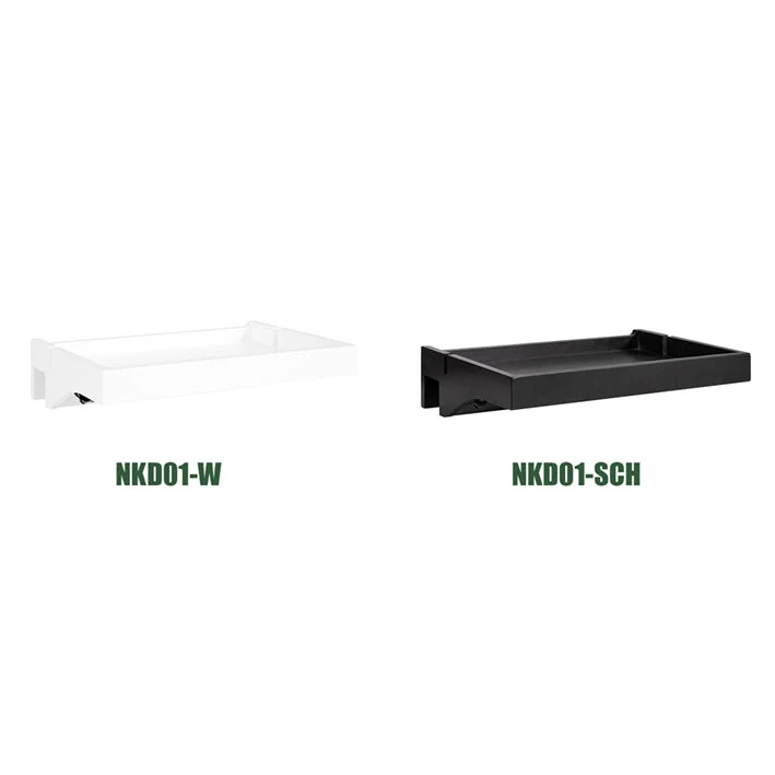 SoBuy | Bettablage | mit Kabelführung | Nachttisch Bambus | NKD01-W