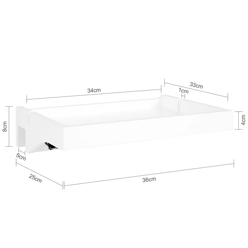 SoBuy Bambusowa taca przy łóżku NKD01-W