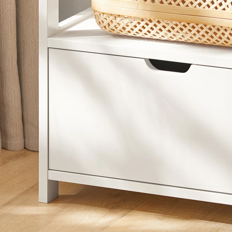 SoBuy FRG258-W Szafka nocna, stolik pomocniczy