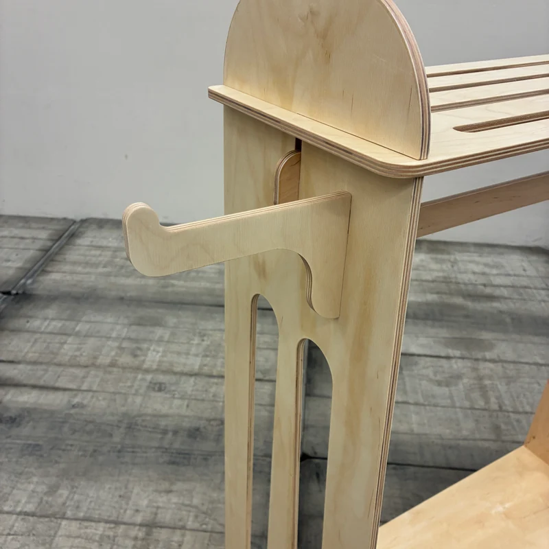 KidsDepot Easyclick Kinder-Kleiderständer Rome Standgarderobe Holz Natur