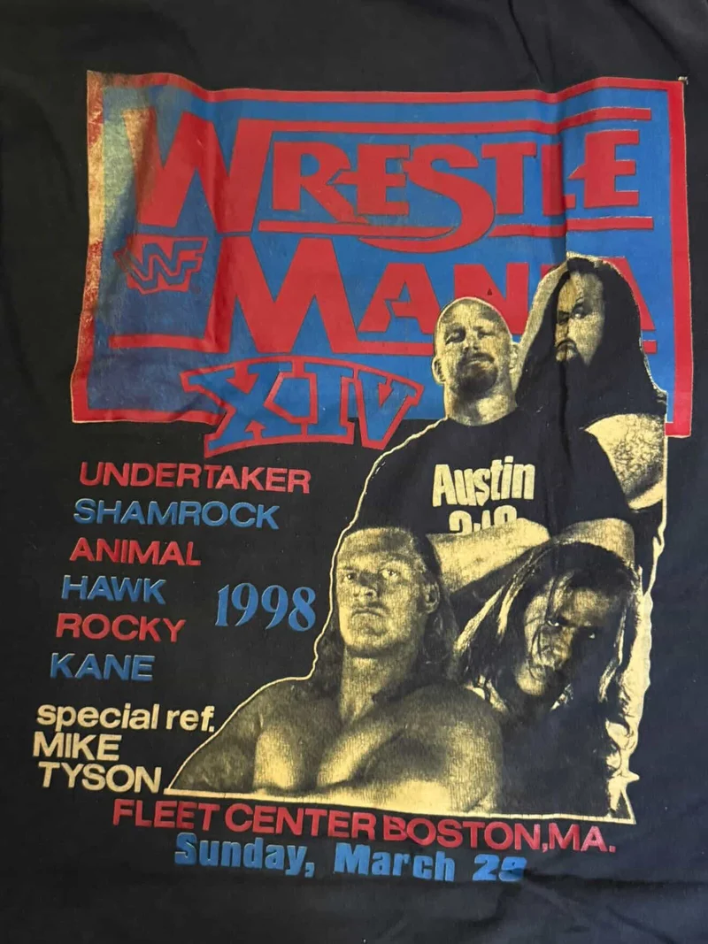 Wrestlemania 14 Parking lot boot