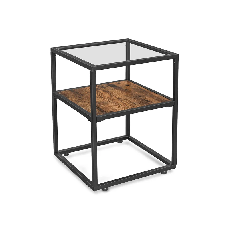 Beistellschrank mit Glasoberfläche