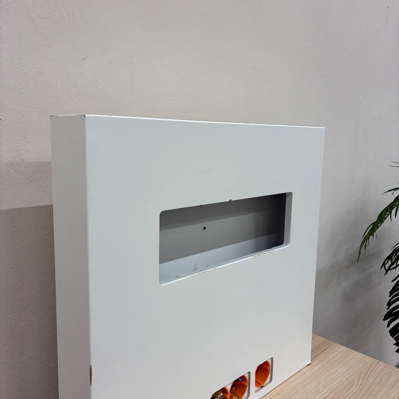 Hotel Schreibtisch TV Konsole Medienelement Wandmodul Weiß Holz Gebraucht