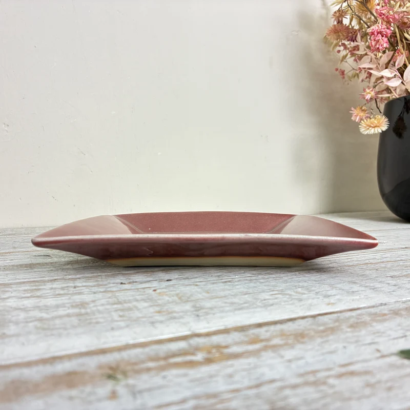 Ami Design Teller Rot Keramik Dekoschale Rot Deko