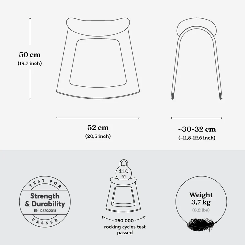Ergonomischer Bürohocker MUISTA