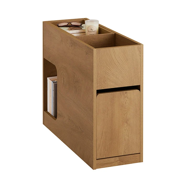 SoBuy | Nachttisch | Beistelltisch | Sofatisch | Schrank für Büro Natur | FBT158-N