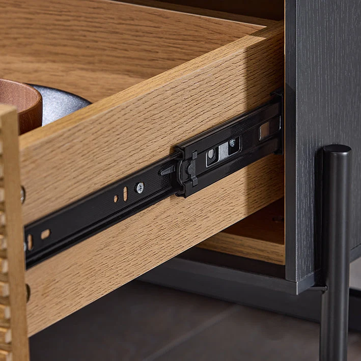 SoBuy | Sideboard | Flurschrank | Küchenschrank | Aufbewahrungsschrank | TV-Schrank | HFSB02-SCH
