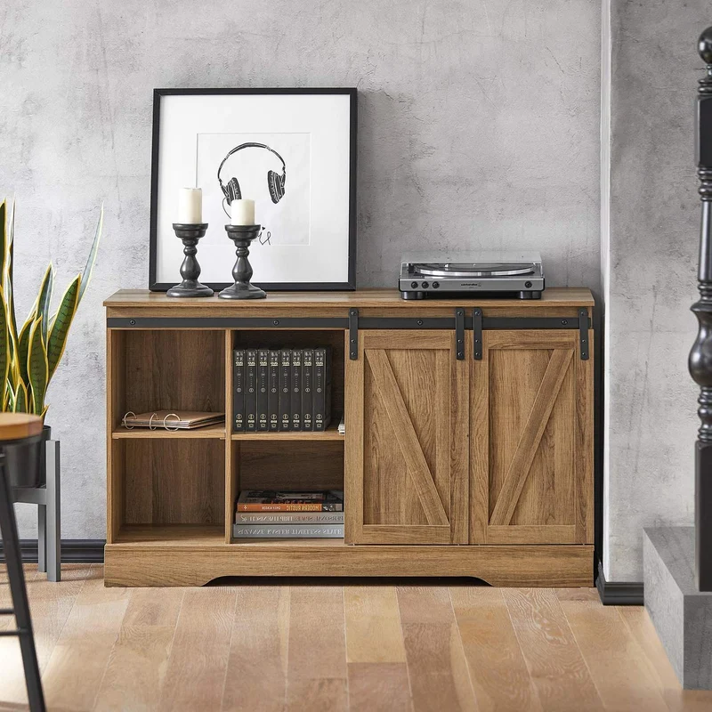 SoBuy Kulmakaappi 2 Ovea lastulevyä Ruskea FSB60-BR