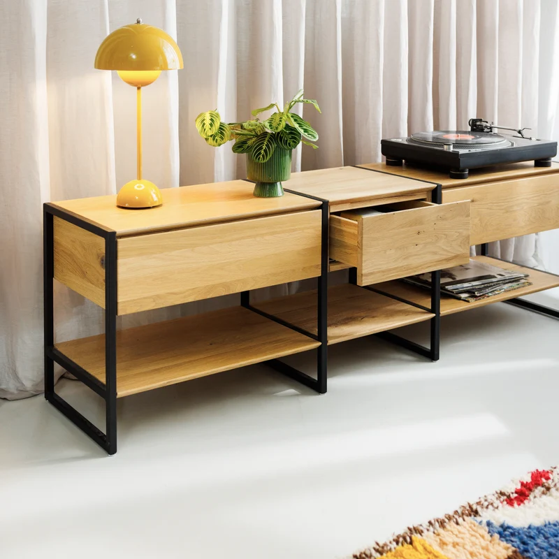 Lowboard Modul Wega Center 520 Schwarz