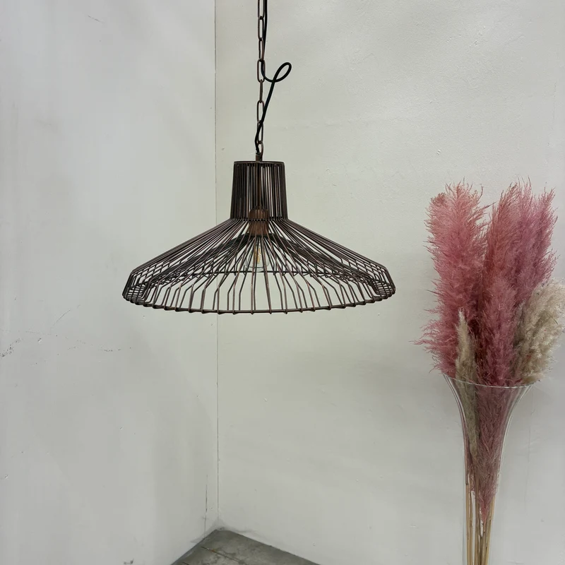 Light & Living Hängelampe Kasper 55cm Metall Kupfer Gebraucht