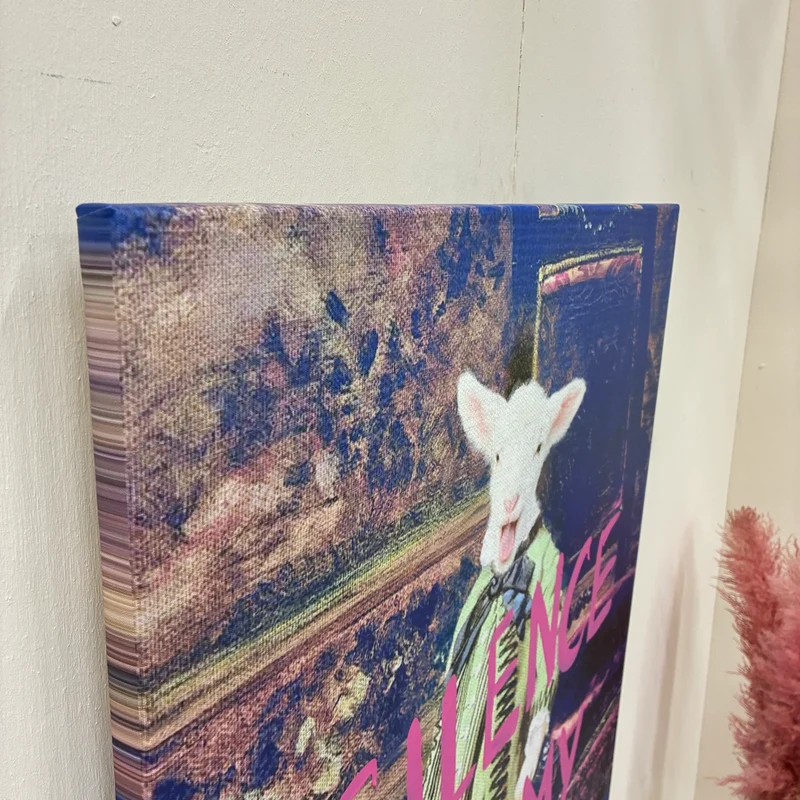 Thomas Klotz "Lamm" Kunstdruck auf Leinwand 100x75 Wandbild Deko