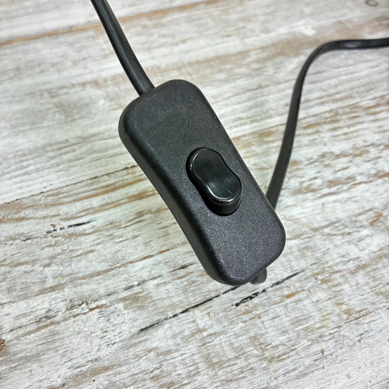 Light & Living Tischleuchte Tischlampe Pilz-Design Schwarz Metall Draht