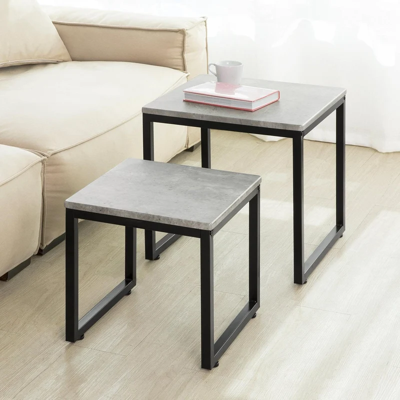 SoBuy Zestaw niskiego stołu 2w1 FBT42-HG