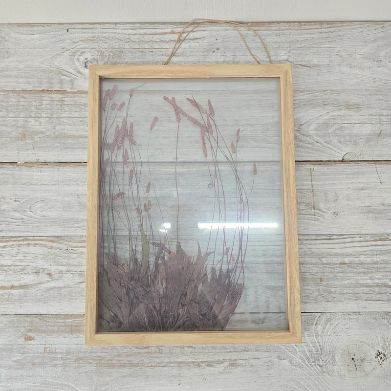 BePureHome Bilderrahmen Potpourri 30x40 cm Doppelglas Holz Natur Deko
