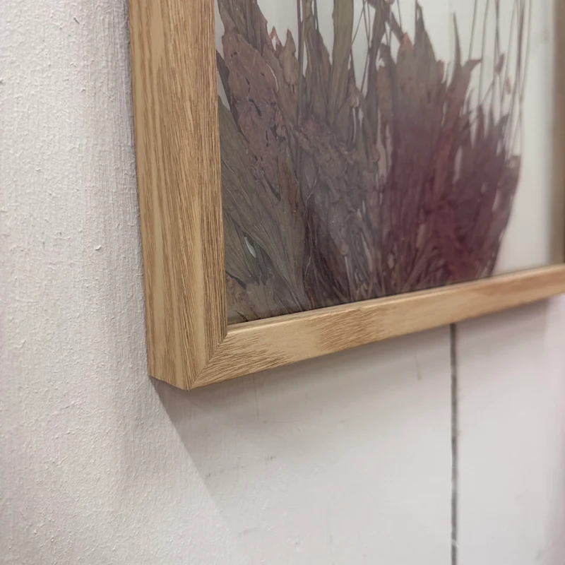 BePureHome Bilderrahmen Potpourri 30x40 cm Doppelglas Holz Natur Deko
