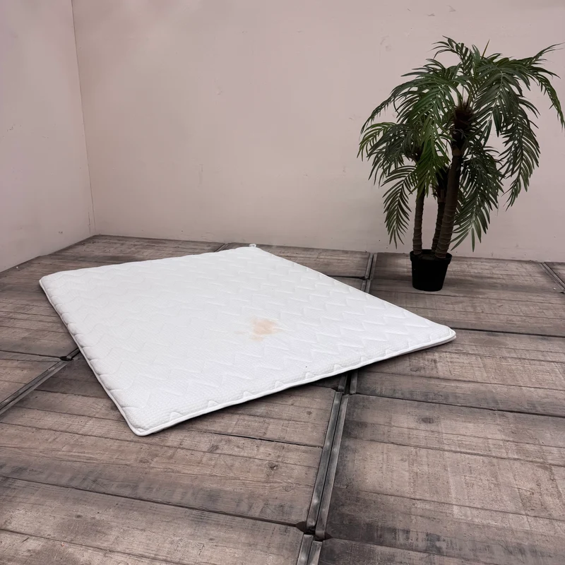 Matratzentopper 160x200 Topper Auflage Bett-Topper Weiß Textil Gebraucht
