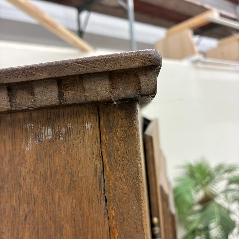 Schrägklappensekretär Antik 18. Jh. Eiche Sekretär Schreibschrank Holz Gebraucht