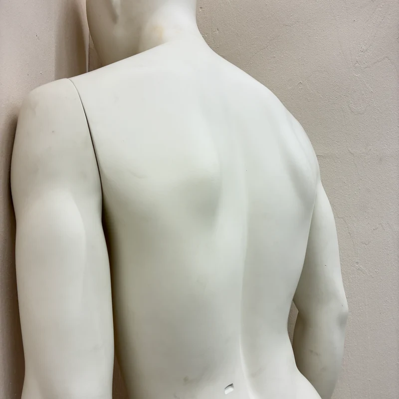 Schaufensterpuppe Männlich Weiß Abstract Schneiderbüste Mannequin Gebraucht