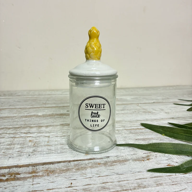 Vorratsglas Ananas Keramikdeckel Sweet Glas Vorratsdose Deko