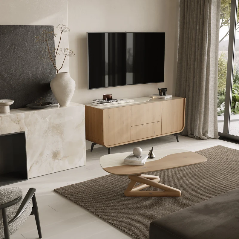 Evanyrouse Raggi 150 cm II TV-Möbel mit Füßen