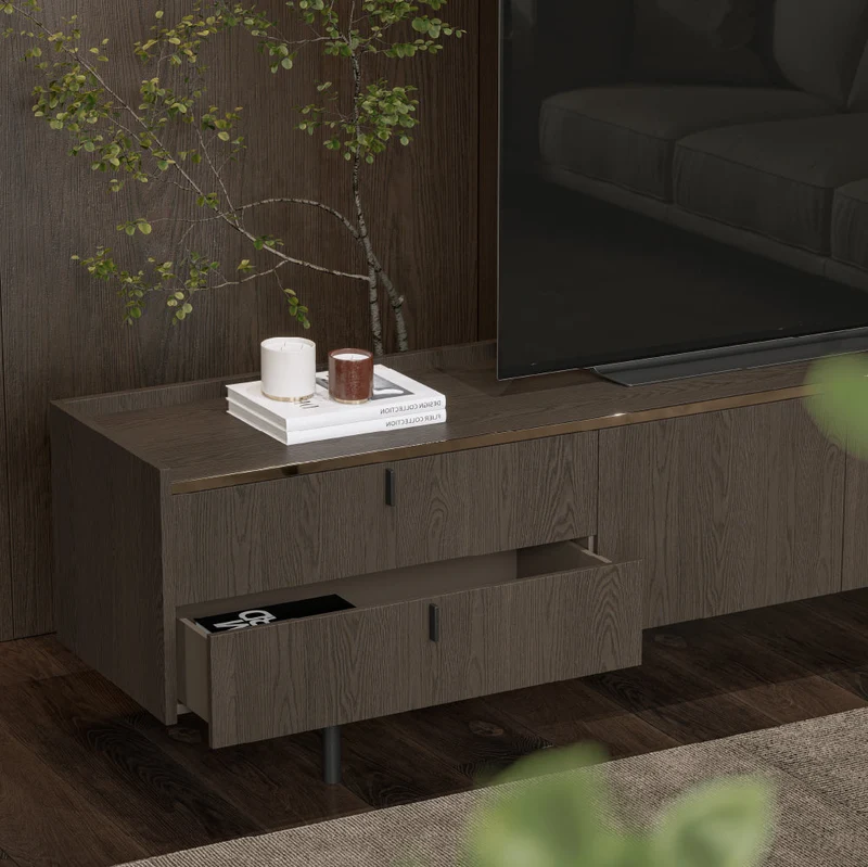 Evanyrouse Brera 210 cm 3 Türen TV-Möbel + 2 Schubladen