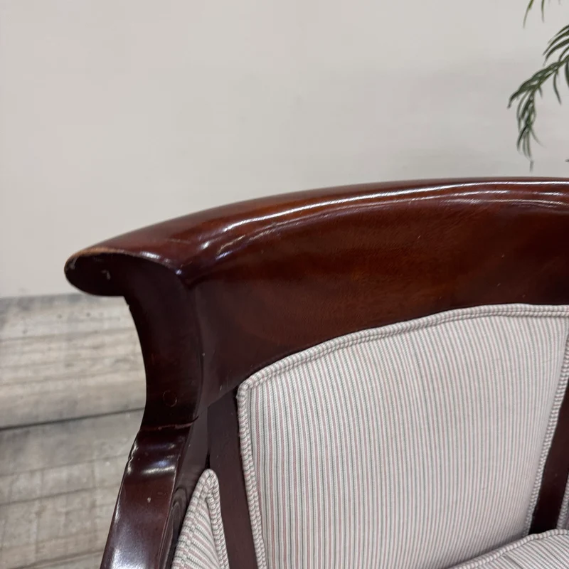 Stilmöbel Empire-Stil Armlehnstuhl Creme 5-Sterne Schlosshotel