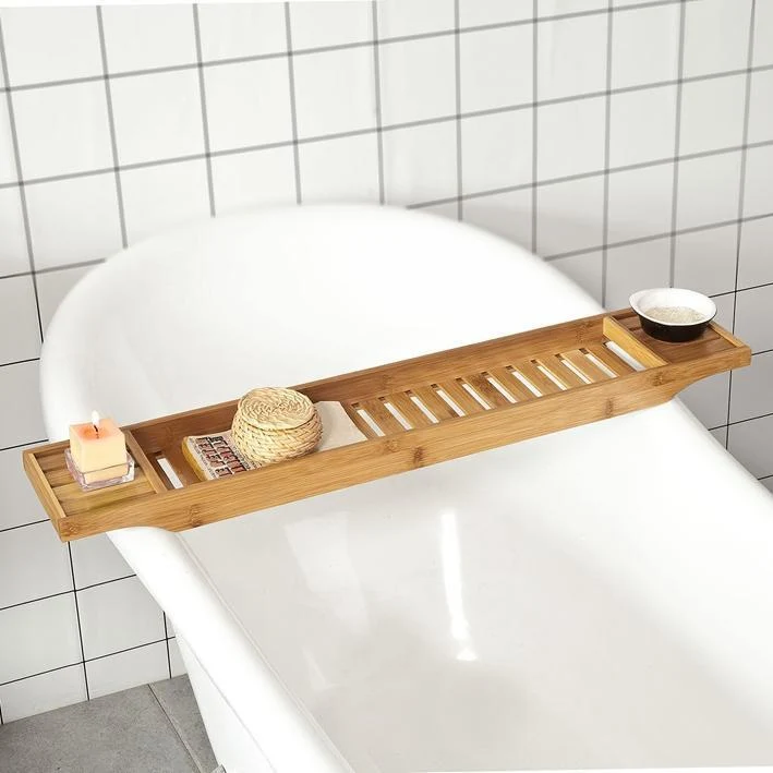 SoBuy 80cm długości – Piękna półka bambus FRG212-N
