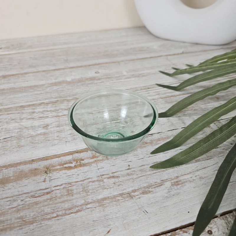 Glasschale Dekoschale 9,5cm Schälchen Grün Glas Dessertschale Deko