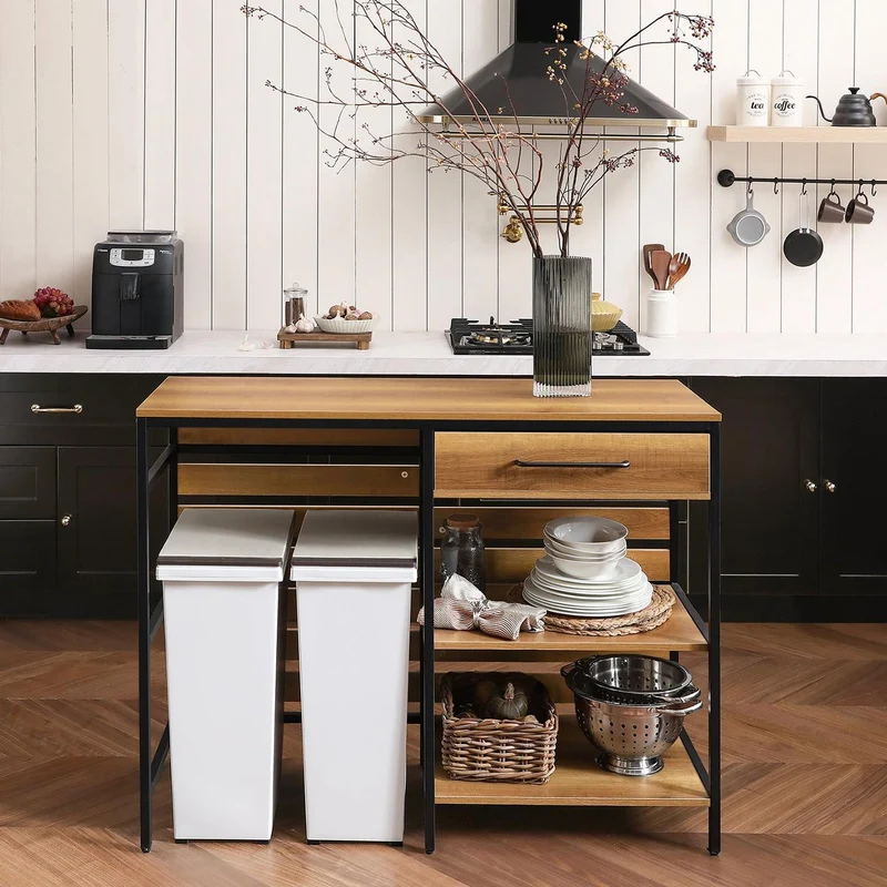 SoBuy Wyspy Kuchenne Stół FSB71-PF