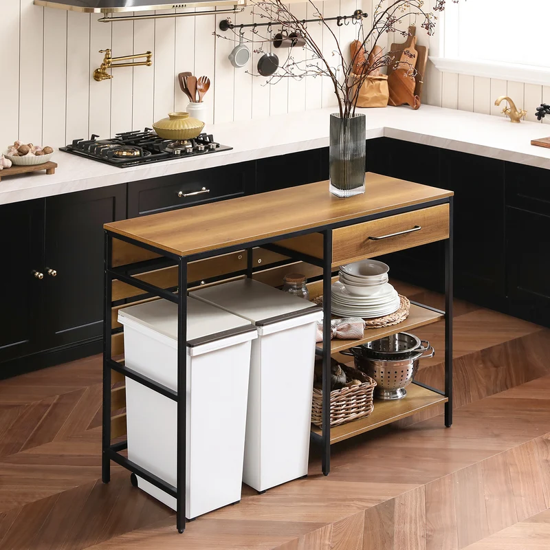 SoBuy Wyspy Kuchenne Stół FSB71-PF