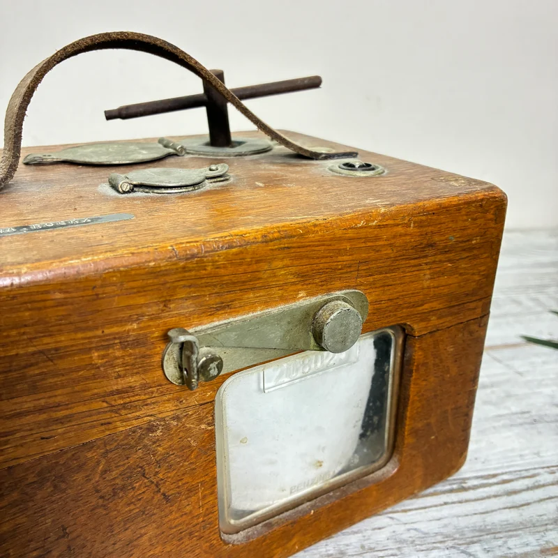 Vintage Taubenuhr Holzkasten Mechanisch Brieftaubenuhr Dekoration Sammlerstück