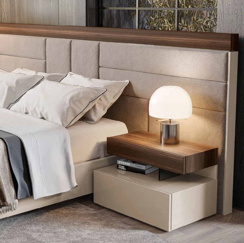 Evanyrouse Opal Bett mit geschlossener Basis