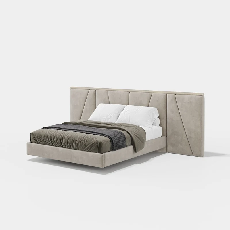 Evanyrouse Kugha Bett mit schwebender Basis