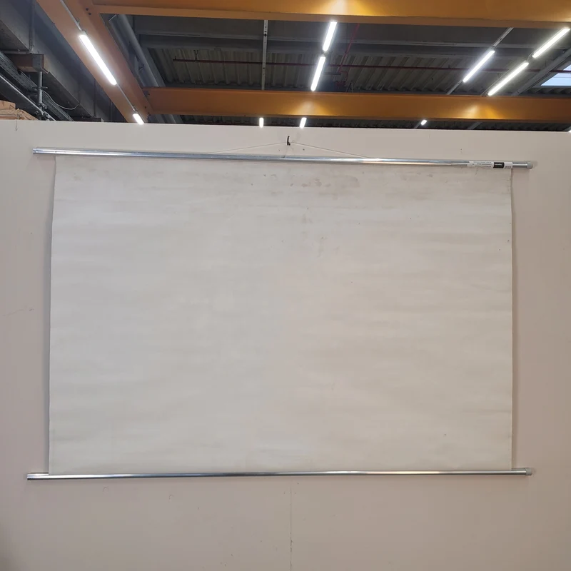 Vintage Schulwandkarte Bedrohte Umwelt – Lehrtafel Rollbild Wanddeko