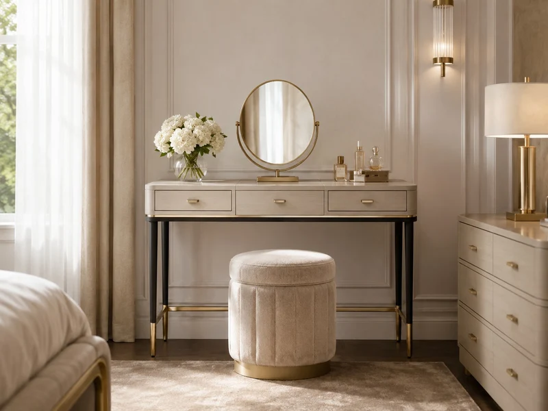 Casa Magna CRIS Schminktisch – 120 × 38 × 80 cm