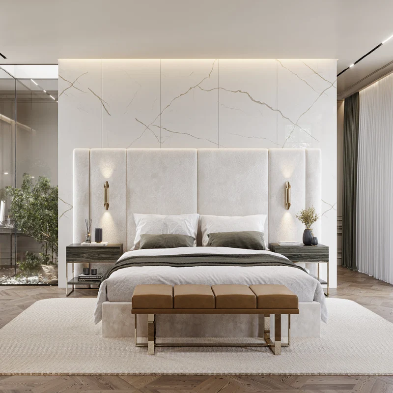 Evanyrouse Ruby Bett mit schwebender Basis