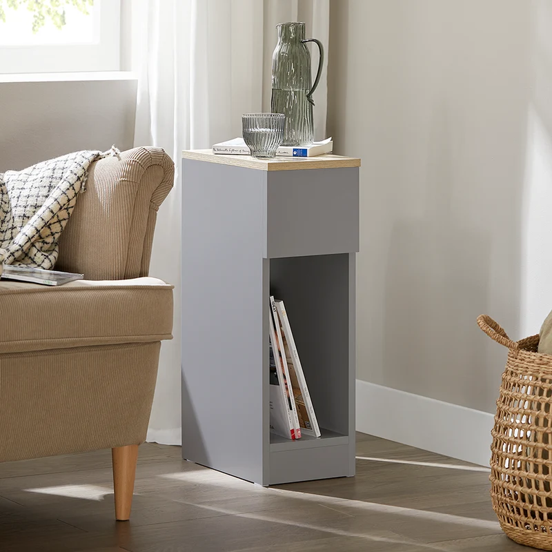 SoBuy Stolik nocny z szufladą FBT111-HG