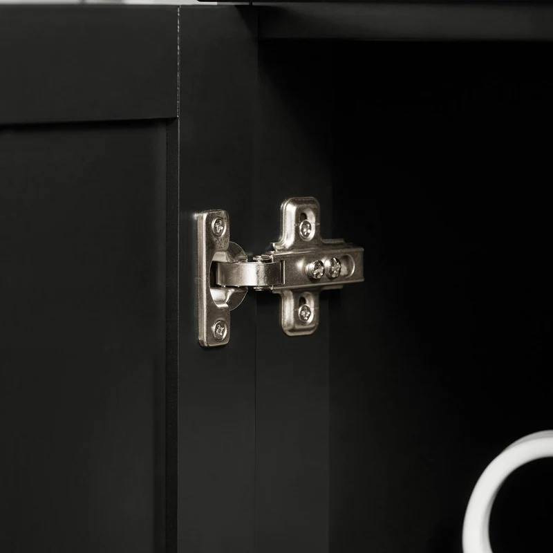 SoBuy Wózek kuchenny ze stalowym blatem FKW110-SCH