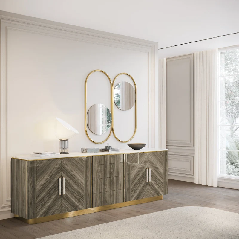 Evanyrouse Mattea Sideboard 4 Türen + 4 Schubladen
