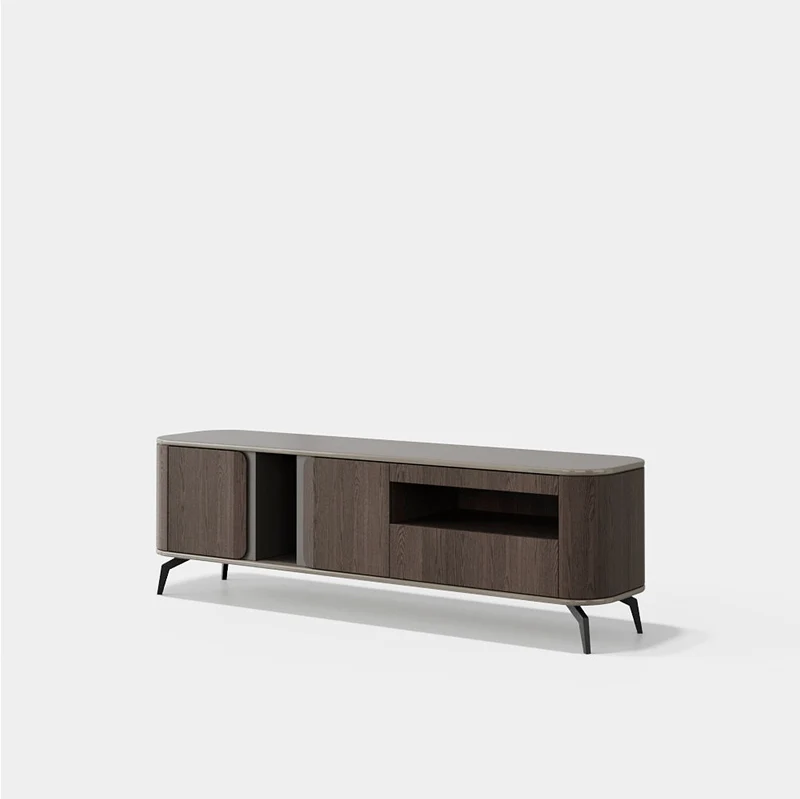Evanyrouse Tepui TV-Möbel 2 Türen + 1 Schubladen 210 cm mit Füßen
