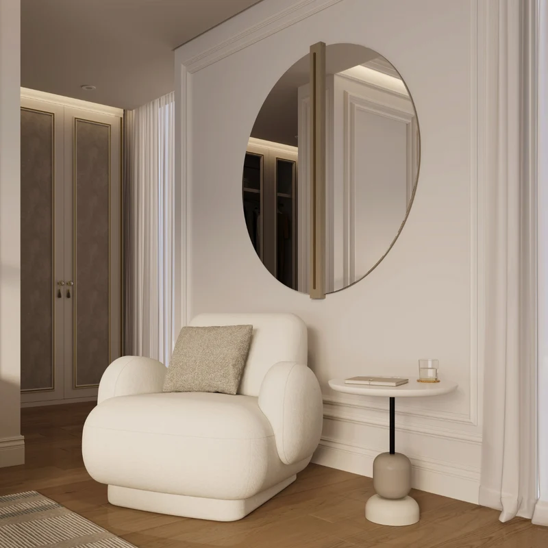 Casa Magna N’VULA Beistelltisch – Ø 50 × 53 cm