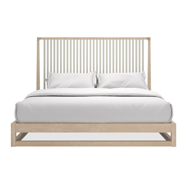 Caracole Pinstripe Slatted Light Bett Kingsize CLA-424-126 von instylior
